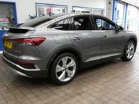 USED 2023 23 AUDI Q4 E-TRON 40 S line Sportback 5dr Electric Auto 82kWh (204 ps) STUNNING EXAMPLE SAT NAV PART LEATHER HEATED SEATS CRUISE CONTROL PARKING SENSORS 1 OWNER WARRANTY