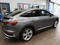 USED 2023 23 AUDI Q4 E-TRON 40 S line Sportback 5dr Electric Auto 82kWh (204 ps) STUNNING EXAMPLE SAT NAV PART LEATHER HEATED SEATS CRUISE CONTROL PARKING SENSORS 1 OWNER WARRANTY