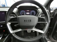 USED 2023 23 AUDI Q4 E-TRON 40 S line Sportback 5dr Electric Auto 82kWh (204 ps) STUNNING EXAMPLE SAT NAV PART LEATHER HEATED SEATS CRUISE CONTROL PARKING SENSORS 1 OWNER WARRANTY