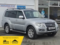 USED 2015 65 MITSUBISHI SHOGUN 3.2 DI-DC SG3 SUV 5dr Diesel Auto 4WD Euro 6 LWB (187 ps) TOWBAR, HEATED SEATS, SUNROOF