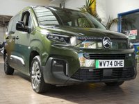 USED 2025 74 CITROEN E-BERLINGO 52kWh PLUS XL MPV 5dr Electric Auto (7.4kW Charger) (136 ps) 6 SEATS CARPLAY CRUISE CONTROL PARKING SENSORS 1 OWNER SERVICE HISTORY WARRANTY
