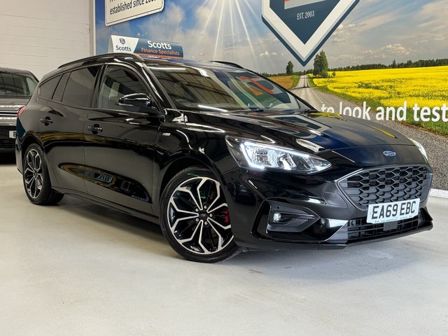 View our Ford Focus 2.0 EcoBlue ST-Line X Estate 5 Door Diesel Manual Black Euro 6 