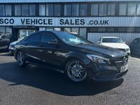 USED 2017 17 MERCEDES-BENZ CLA 2.1 CLA220d AMG Line Coupe 4dr Diesel 7G-DCT Euro 6 (s/s) (177 ps) REVERSING CAMERA, BLUETOOTH, CLIMATE CONTROL