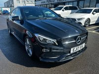 USED 2017 17 MERCEDES-BENZ CLA 2.1 CLA220d AMG Line Coupe 4dr Diesel 7G-DCT Euro 6 (s/s) (177 ps) REVERSING CAMERA, BLUETOOTH, CLIMATE CONTROL