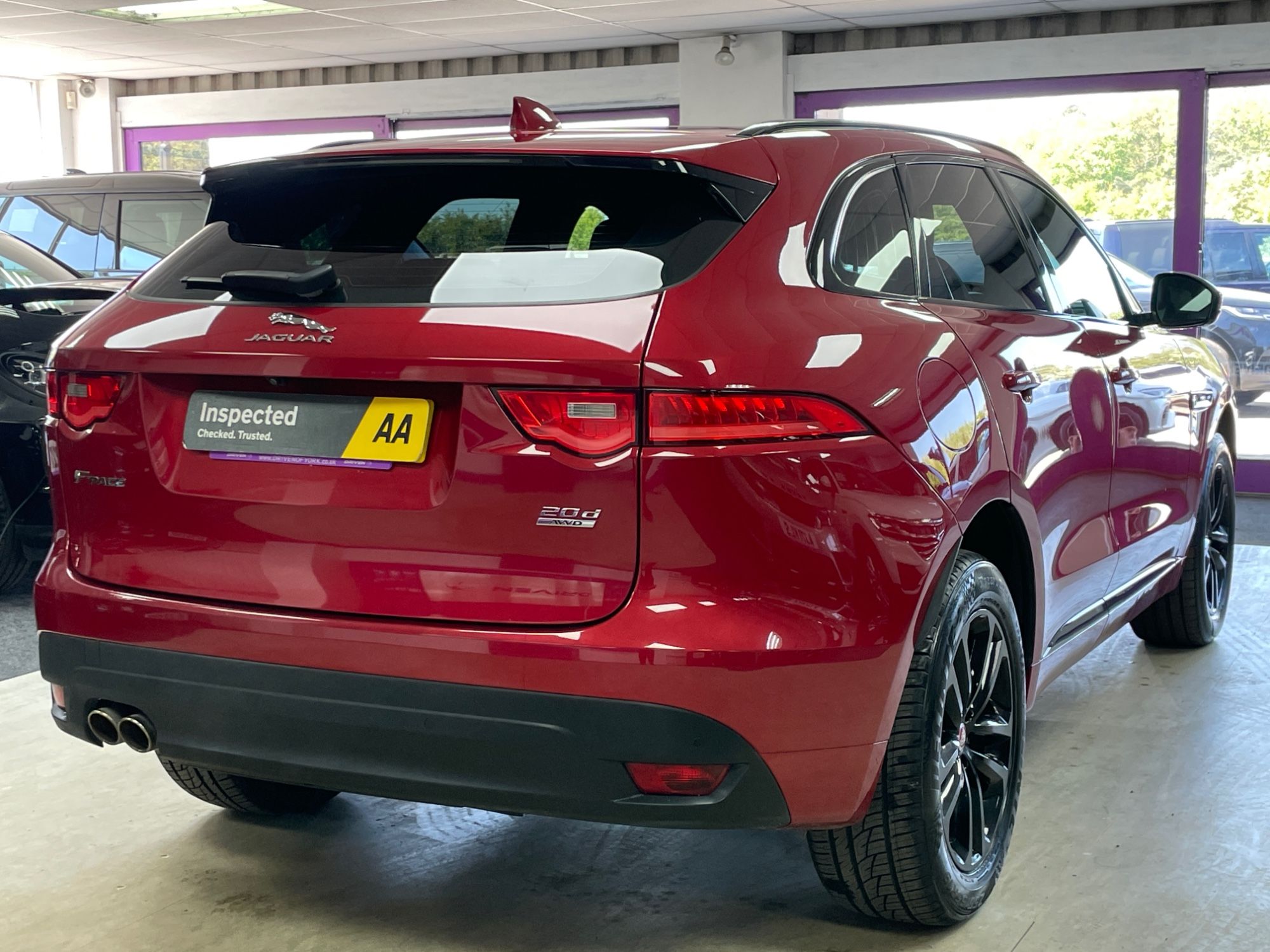 USED 2019 S JAGUAR F-PACE 2.0 D180 R-Sport SUV 5dr Diesel Auto AWD Euro 6 (s/s) (180 ps) 