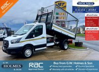USED 2021 21 FORD TRANSIT 350 RWD 2.0 TDCI 130 BHP L2 CAGE REFUGE TIPPER **ONLY 26K**DIRECT COUNCIL** 