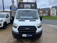 USED 2021 21 FORD TRANSIT 350 RWD 2.0 TDCI 130 BHP L2 CAGE REFUGE TIPPER **ONLY 26K**DIRECT COUNCIL** 