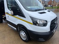 USED 2021 21 FORD TRANSIT 350 RWD 2.0 TDCI 130 BHP L2 CAGE REFUGE TIPPER **ONLY 26K**DIRECT COUNCIL** 