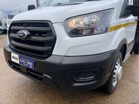 USED 2021 21 FORD TRANSIT 350 RWD 2.0 TDCI 130 BHP L2 CAGE REFUGE TIPPER **ONLY 26K**DIRECT COUNCIL** 