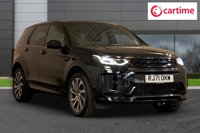 View our Land Rover Discovery Sport 1.5 P300e 12.2kWh R-Dynamic HSE SUV 5dr Petrol Plug-in Hybrid Auto 4WD Euro 6 (s/s) (309 ps) Panoramic Roof, Rear View Camera, Front / Rear Parking Aid, Android Auto / Apple CarPlay, Black Exterior Pack