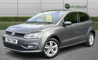 USED 2016 16 VOLKSWAGEN POLO 1.0 BlueMotion Tech Match Hatchback 3dr Petrol Manual Euro 6 (s/s) (75 ps) STUNNING EXAMPLE WITH LONG MOT, GOOD HISTORY, HPI CLEAR, 2 X KEYS, GENUINE LOW MILEAGE FROM NEW! ALLOYS, FRONT/REAR PARKING SENSORS, CRUISE, AIR CON, BLUETOOTH!