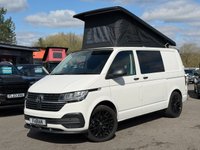 USED 2021 21 VOLKSWAGEN TRANSPORTER 2.0 TDI T28 Camper Van 5dr Diesel Manual **POP TOP - ROCK & ROLL BED - KITCHEN - DIESEL HEATER** 