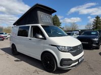 USED 2021 21 VOLKSWAGEN TRANSPORTER 2.0 TDI T28 Camper Van 5dr Diesel Manual **POP TOP - ROCK & ROLL BED - KITCHEN - DIESEL HEATER** 
