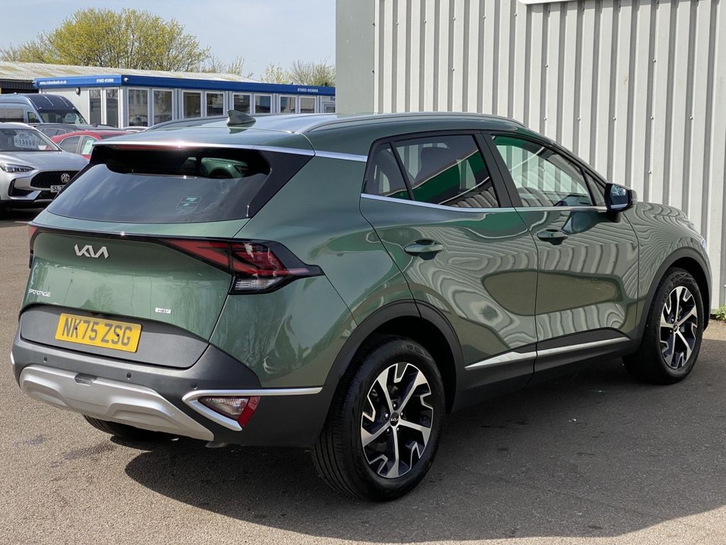 USED 2025 75 KIA SPORTAGE 1.6 h T-GDi 3 SUV 5dr Petrol Hybrid Auto Euro 6 (s/s) (207 bhp) CARPLAY+CAMERA+SAT NAV+CRUISE