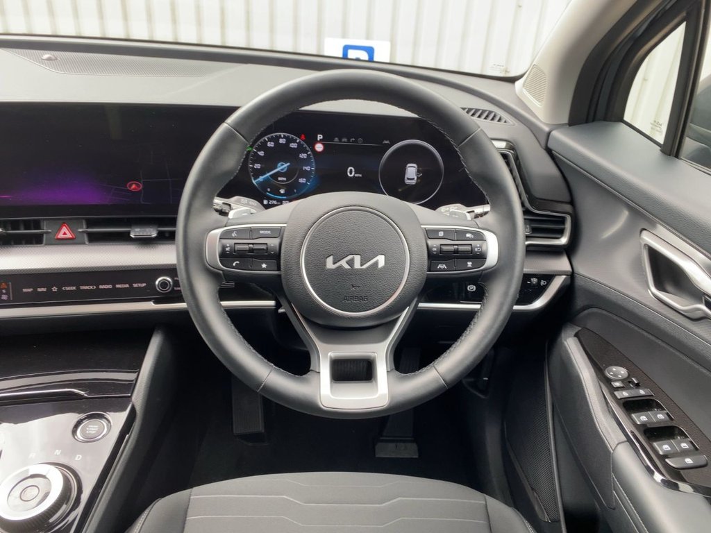 USED 2025 75 KIA SPORTAGE 1.6 h T-GDi 3 SUV 5dr Petrol Hybrid Auto Euro 6 (s/s) (207 bhp) CARPLAY+CAMERA+SAT NAV+CRUISE