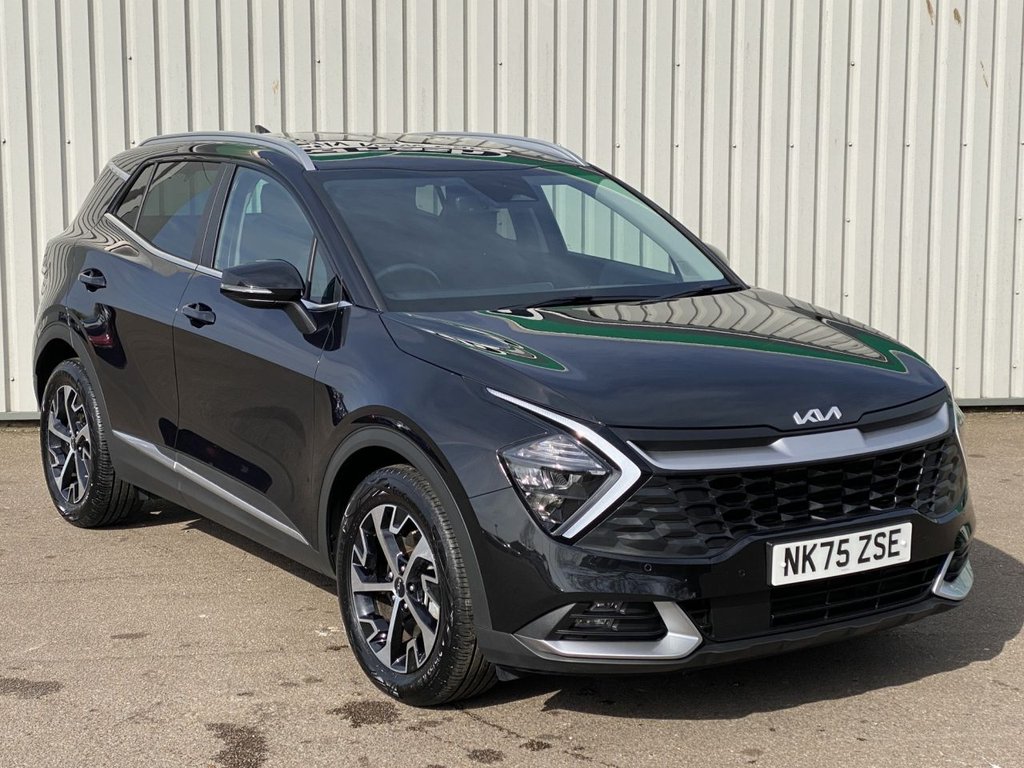 USED 2025 75 KIA SPORTAGE 1.6 h T-GDi 3 SUV 5dr Petrol Hybrid Auto Euro 6 (s/s) (207 bhp) CARPLAY+CAMERA+SAT NAV+CRUISE