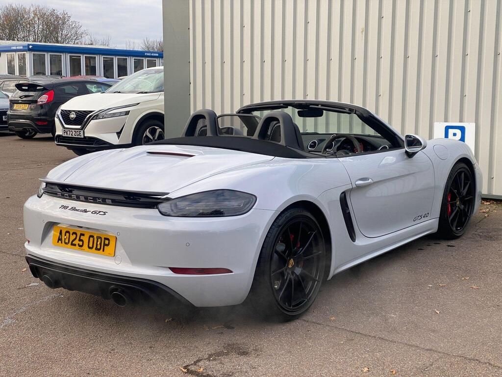USED 2025 25 PORSCHE 718 BOXSTER 4.0 GTS Convertible 2dr Petrol PDK Euro 6 (s/s) (400 ps) 2 FREE PORSCHE SERVICES+BOSE