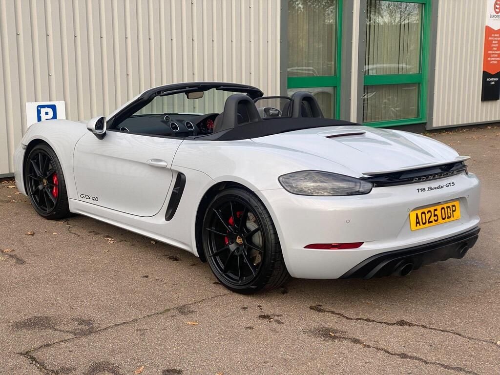USED 2025 25 PORSCHE 718 BOXSTER 4.0 GTS Convertible 2dr Petrol PDK Euro 6 (s/s) (400 ps) 2 FREE PORSCHE SERVICES+BOSE