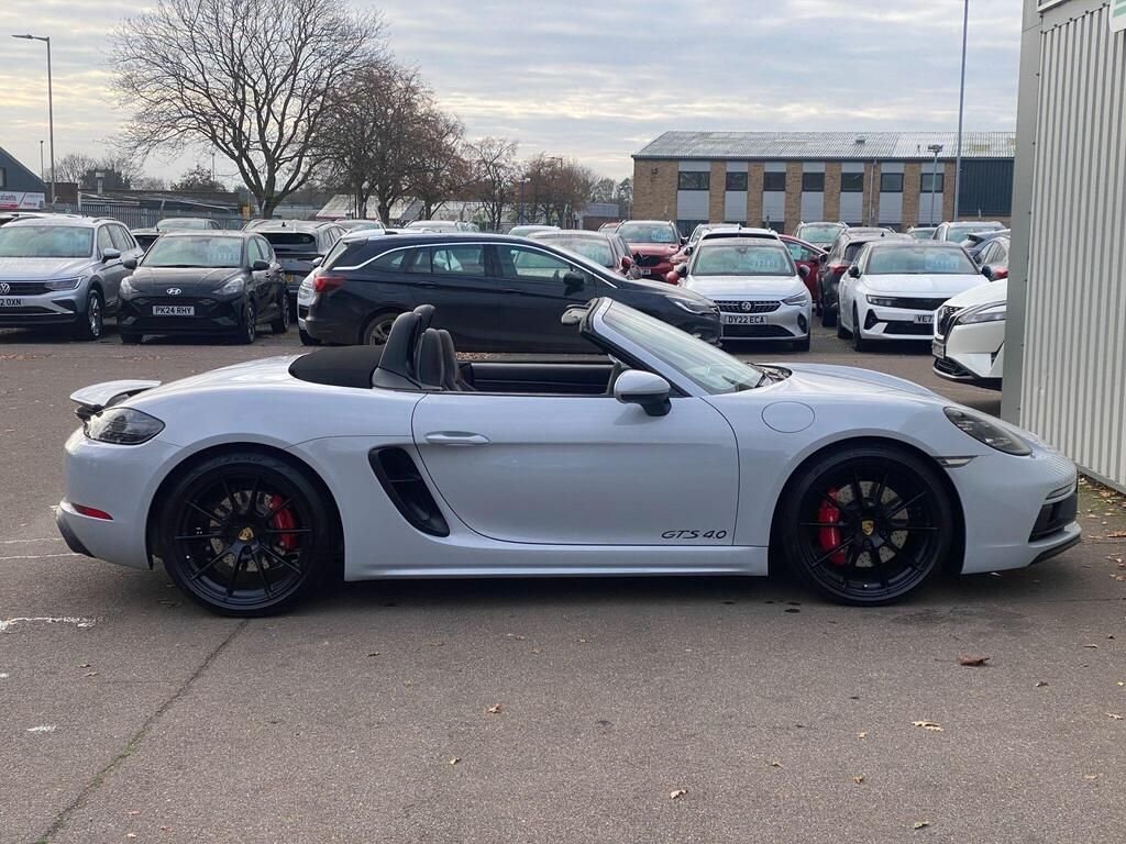 USED 2025 25 PORSCHE 718 BOXSTER 4.0 GTS Convertible 2dr Petrol PDK Euro 6 (s/s) (400 ps) 2 FREE PORSCHE SERVICES+BOSE
