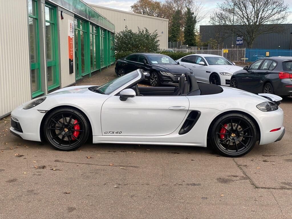 USED 2025 25 PORSCHE 718 BOXSTER 4.0 GTS Convertible 2dr Petrol PDK Euro 6 (s/s) (400 ps) 2 FREE PORSCHE SERVICES+BOSE