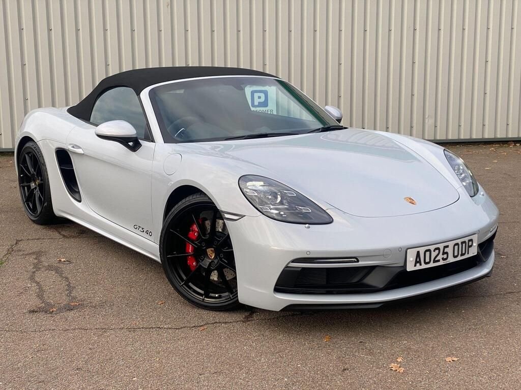 USED 2025 25 PORSCHE 718 BOXSTER 4.0 GTS Convertible 2dr Petrol PDK Euro 6 (s/s) (400 ps) 2 FREE PORSCHE SERVICES+BOSE