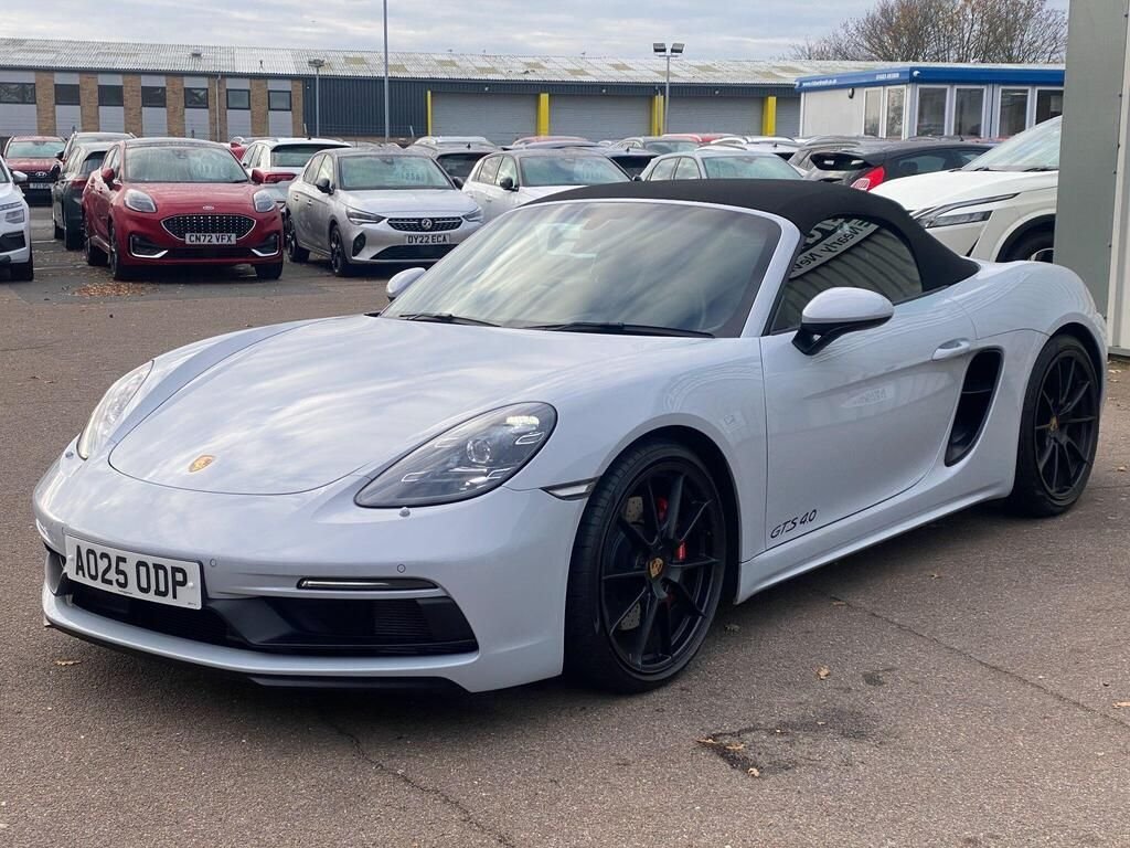 USED 2025 25 PORSCHE 718 BOXSTER 4.0 GTS Convertible 2dr Petrol PDK Euro 6 (s/s) (400 ps) 2 FREE PORSCHE SERVICES+BOSE