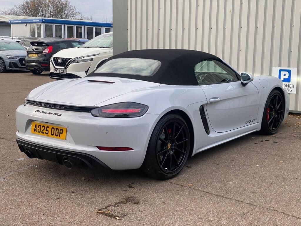 USED 2025 25 PORSCHE 718 BOXSTER 4.0 GTS Convertible 2dr Petrol PDK Euro 6 (s/s) (400 ps) 2 FREE PORSCHE SERVICES+BOSE