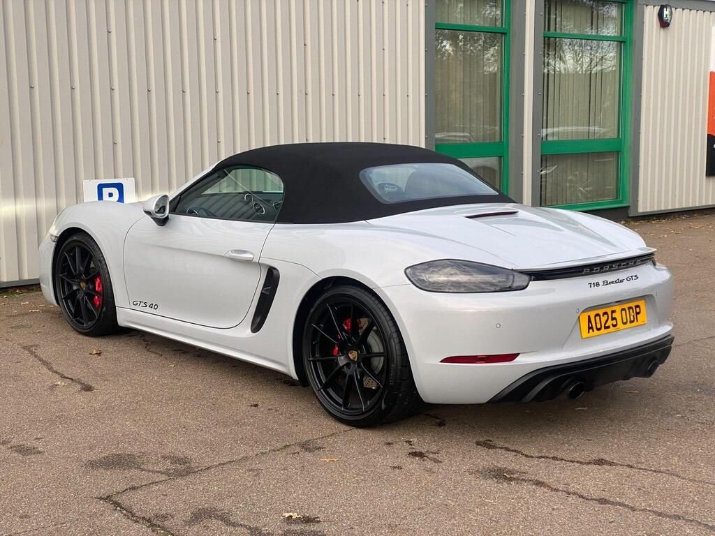 USED 2025 25 PORSCHE 718 BOXSTER 4.0 GTS Convertible 2dr Petrol PDK Euro 6 (s/s) (400 ps) 2 FREE PORSCHE SERVICES+BOSE