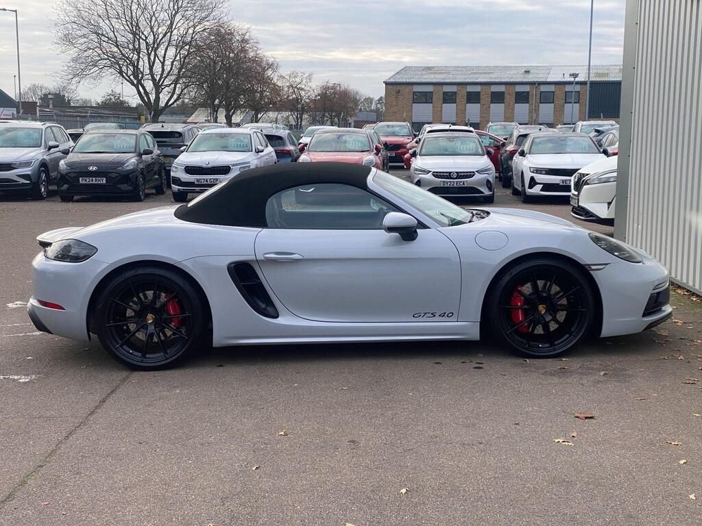 USED 2025 25 PORSCHE 718 BOXSTER 4.0 GTS Convertible 2dr Petrol PDK Euro 6 (s/s) (400 ps) 2 FREE PORSCHE SERVICES+BOSE