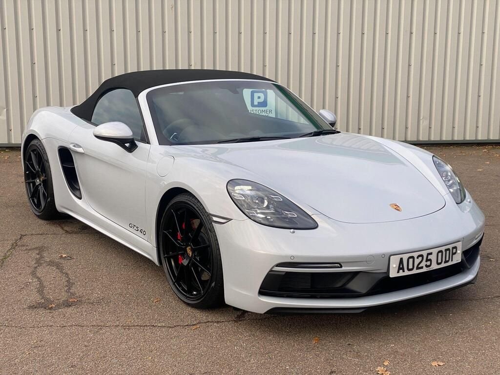 USED 2025 25 PORSCHE 718 BOXSTER 4.0 GTS Convertible 2dr Petrol PDK Euro 6 (s/s) (400 ps) 2 FREE PORSCHE SERVICES+BOSE