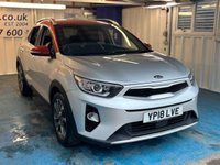 USED 2018 18 KIA STONIC 1.0 T-GDi First Edition SUV 5dr Petrol Manual Euro 6 (s/s) (118 bhp)+2 KEYS+1 FORMER KEEPER+CLIMATE+FSH 7 STAMPS+PRIVACY+PARK CONTROL+HALF LEATHER SEATS+17