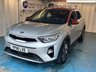 USED 2018 18 KIA STONIC 1.0 T-GDi First Edition SUV 5dr Petrol Manual Euro 6 (s/s) (118 bhp)+2 KEYS+1 FORMER KEEPER+CLIMATE+FSH 7 STAMPS+PRIVACY+PARK CONTROL+HALF LEATHER SEATS+17