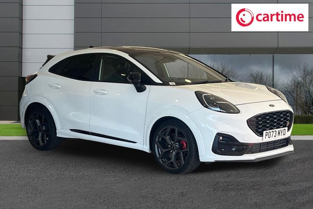 View our Ford Puma 1.5T EcoBoost ST SUV 5dr Petrol Manual Euro 6 (s/s) (200 ps) Front / Rear Parking Sensors, Winter Pack, Restrain Device Pack, Ford SYNC3 Navigation, 19in Alloys