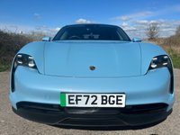 USED 2022 72 PORSCHE TAYCAN Performance Plus 93.4kWh 4S Saloon 4dr Electric Auto 4WD (11kW Charger) (571 ps) PERFORMANCE PLUS MODEL + 20' TAYCAN TURBO AERO ALLOYS + HEATED STEERING WHEEL + APPLE CARPLAY/ANDROID AUTO + PRIVACY GLASS + FINISHED IN FROZEN BLUE + PARK ASSIST WITH FRONT & REAR VISUAL AND AUDIBLE WARNING + LANE ASSIST + ADVANCED 2-ZONE CLIMATE CONTROL + HEATED FRONT SEATS + SOUND PACKAGE PLUS + CRUISE CONTROL + DAB RADIO + PORSCHE COMMUNICATION MANAGEMENT + WIRELESS PHONE CHARGING + PERFORMANCE BATTERY PLUS + 16.8' CURVED DISPLAY + MULTI-FUNCTION LEATHER SPORTS STEERING WHEEL