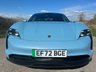 USED 2022 72 PORSCHE TAYCAN Performance Plus 93.4kWh 4S Saloon 4dr Electric Auto 4WD (11kW Charger) (571 ps) PERFORMANCE PLUS MODEL + 20' TAYCAN TURBO AERO ALLOYS + HEATED STEERING WHEEL + APPLE CARPLAY/ANDROID AUTO + PRIVACY GLASS + FINISHED IN FROZEN BLUE + PARK ASSIST WITH FRONT & REAR VISUAL AND AUDIBLE WARNING + LANE ASSIST + ADVANCED 2-ZONE CLIMATE CONTROL + HEATED FRONT SEATS + SOUND PACKAGE PLUS + CRUISE CONTROL + DAB RADIO + PORSCHE COMMUNICATION MANAGEMENT + WIRELESS PHONE CHARGING + PERFORMANCE BATTERY PLUS + 16.8' CURVED DISPLAY + MULTI-FUNCTION LEATHER SPORTS STEERING WHEEL