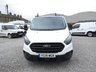USED 2019 19 FORD TRANSIT CUSTOM 300 2.0 EcoBlue 105 ps L2 H1 Euro 6 MWB Panel Van with 3 bar Rhino Roof Rack and Ladder Roller, ARMAPLATE LOCK GUARDS, REAR PARKING SENSORS, - ONE COMPANY OWNER AND ONLY 24,000 MILES