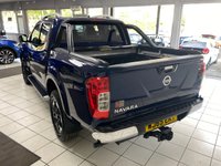 USED 2019 69 NISSAN NAVARA 2.3 dCi Tekna Pickup Double Cab 4dr Diesel Auto 4WD Euro 6 (190 ps) PARIS BLUE METALLIC / BLACK LEATHER TRIM / HEATED FRONT SEATS / DUAL ZONE CLIMATE / ELECTRIC WINDOWS / CRUISE CONTROL / SPEED LIMITER / AUTO LIGHTS / SATNAV / 360 CAMERAS / FRONT SENSORS / DAB / BLUETOOTH / APPLE CARPLAY / BONNET PROTECTOR / SIDESTEPS / ROLLER SHUTTER TONNEAU / LOAD LINER / TOWBAR / 18" ALLOY WHEELS / PRIVACY GLASS / SERVICE HISTORY