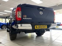 USED 2019 69 NISSAN NAVARA 2.3 dCi Tekna Pickup Double Cab 4dr Diesel Auto 4WD Euro 6 (190 ps) PARIS BLUE METALLIC / BLACK LEATHER TRIM / HEATED FRONT SEATS / DUAL ZONE CLIMATE / ELECTRIC WINDOWS / CRUISE CONTROL / SPEED LIMITER / AUTO LIGHTS / SATNAV / 360 CAMERAS / FRONT SENSORS / DAB / BLUETOOTH / APPLE CARPLAY / BONNET PROTECTOR / SIDESTEPS / ROLLER SHUTTER TONNEAU / LOAD LINER / TOWBAR / 18" ALLOY WHEELS / PRIVACY GLASS / SERVICE HISTORY