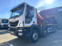 USED 2018 68 IVECO TRAKKER 2018 Iveco Trakker AD340T41 8x4 Crane & Tipper 