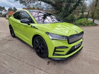 USED 2023 V SKODA ENYAQ iV 82kWh vRS Coupe 5dr Electric Auto 4WD (DC135kW) (299 ps) 8.9% APR FINANCE RATES