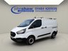 USED 2019 19 FORD TRANSIT CUSTOM 300 2.0 EcoBlue 105 ps L1 H1 Euro 6 Van with 3 bar Rhino Roof Rack and Ladder Roller, ARMAPLATE LOCK GUARDS, REAR PARKING SENSORS, - ONE COMPANY OWNER AND ONLY 42,000 MILES