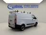 USED 2019 19 FORD TRANSIT CUSTOM 300 2.0 EcoBlue 105 ps L1 H1 Euro 6 Van with 3 bar Rhino Roof Rack and Ladder Roller, ARMAPLATE LOCK GUARDS, REAR PARKING SENSORS, - ONE COMPANY OWNER AND ONLY 42,000 MILES