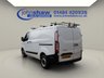 USED 2019 19 FORD TRANSIT CUSTOM 300 2.0 EcoBlue 105 ps L1 H1 Euro 6 Van with 3 bar Rhino Roof Rack and Ladder Roller, ARMAPLATE LOCK GUARDS, REAR PARKING SENSORS, - ONE COMPANY OWNER AND ONLY 42,000 MILES
