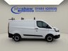 USED 2019 19 FORD TRANSIT CUSTOM 300 2.0 EcoBlue 105 ps L1 H1 Euro 6 Van with 3 bar Rhino Roof Rack and Ladder Roller, ARMAPLATE LOCK GUARDS, REAR PARKING SENSORS, - ONE COMPANY OWNER AND ONLY 42,000 MILES