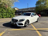 USED 2018 18 MERCEDES-BENZ C-CLASS 2.0 C200 AMG Line Coupe 2dr Petrol G-Tronic+ Euro 6 (s/s) (184 ps) Heated Seats, Reverse Camera