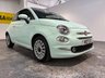 USED 2017 17 FIAT 500 1.2 Lounge Hatchback 3dr Petrol Manual Euro 6 (s/s) (69 bhp) Glass Roof-DAB Radio-Air Con