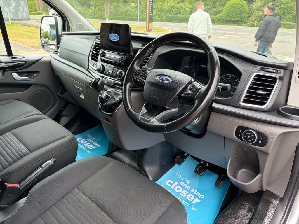 USED 2021 21 FORD TRANSIT CUSTOM 280 LIMITED 2.0EcoBlue EU6 S/S L1 H1 130ps *AIRCON*SENSORS*ALLOYS*E/PACK*WET BELT CHANGED* LIMITED-L1H1-EU6-A/C-PDC