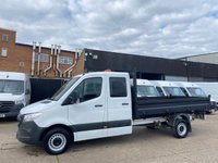 USED 2020 20 MERCEDES-BENZ SPRINTER 2.1 316 CDI L3 TIPPER DROPSIDE 160BHP. DOUBLE CREW CAB. 7 SEATER. LOW 82K MLS. TOW BAR. FINANCE. PX. TIPPER DROPSIDE. DOUBLE CAB. 7 SEATER. 82K MLS. FINANCE.
