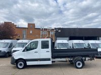 USED 2020 20 MERCEDES-BENZ SPRINTER 2.1 316 CDI L3 TIPPER DROPSIDE 160BHP. DOUBLE CREW CAB. 7 SEATER. LOW 82K MLS. TOW BAR. FINANCE. PX. TIPPER DROPSIDE. DOUBLE CAB. 7 SEATER. 82K MLS. FINANCE.