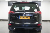 USED 2017 67 VAUXHALL ZAFIRA TOURER 1.4i Turbo SRi Nav Auto Euro 6 5dr 7 Seats, Black Leather